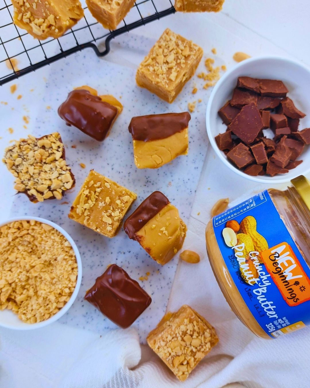 Peanut Butter Milk Toffee
